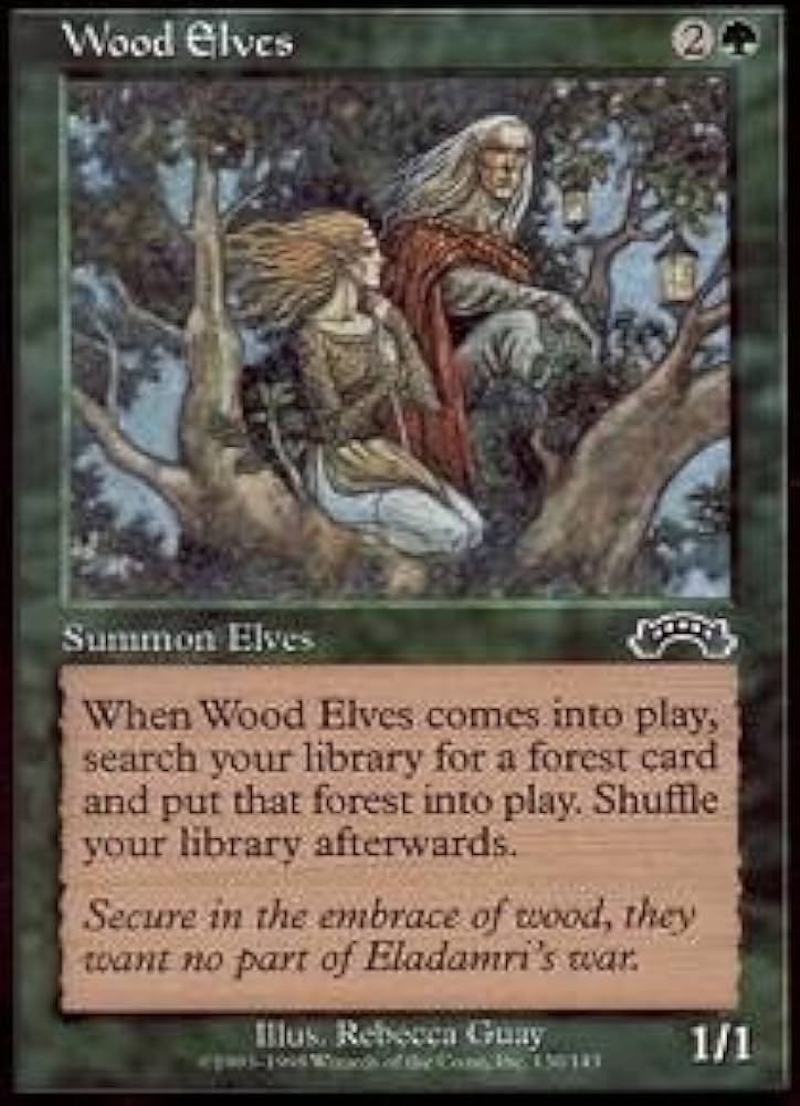 MTG Wood Elves 10枚 Wood Elves 289/350 8th Edition 8ED MTG NM | eBay